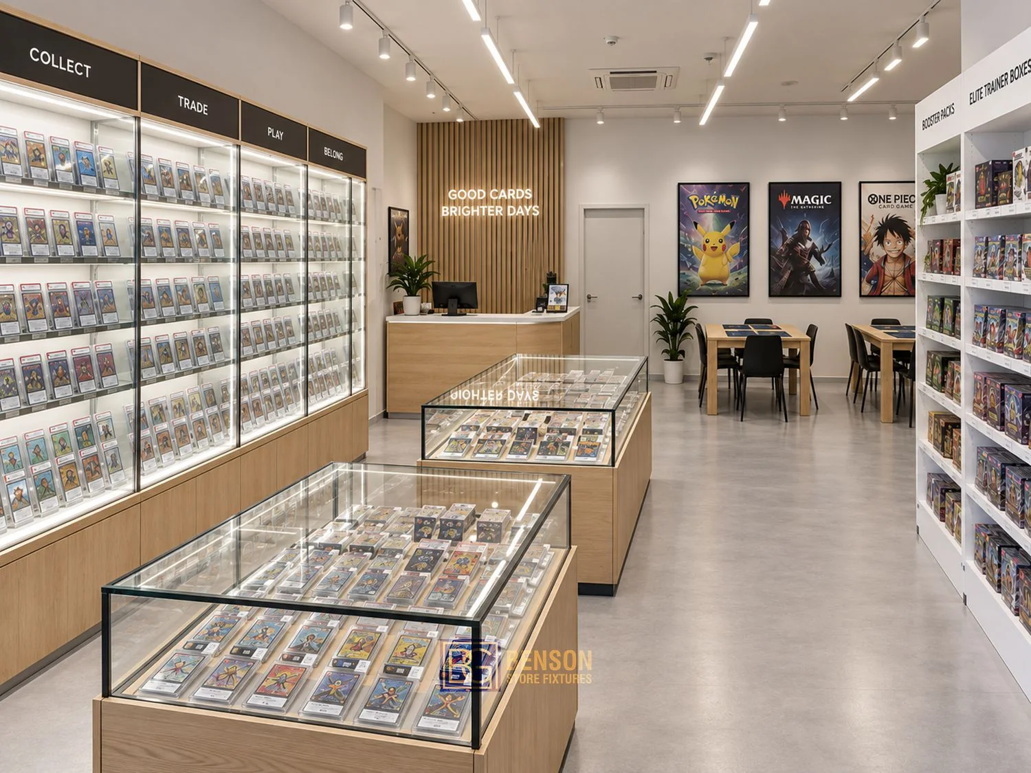 Sports Card Shop Fit Out — store layout reference