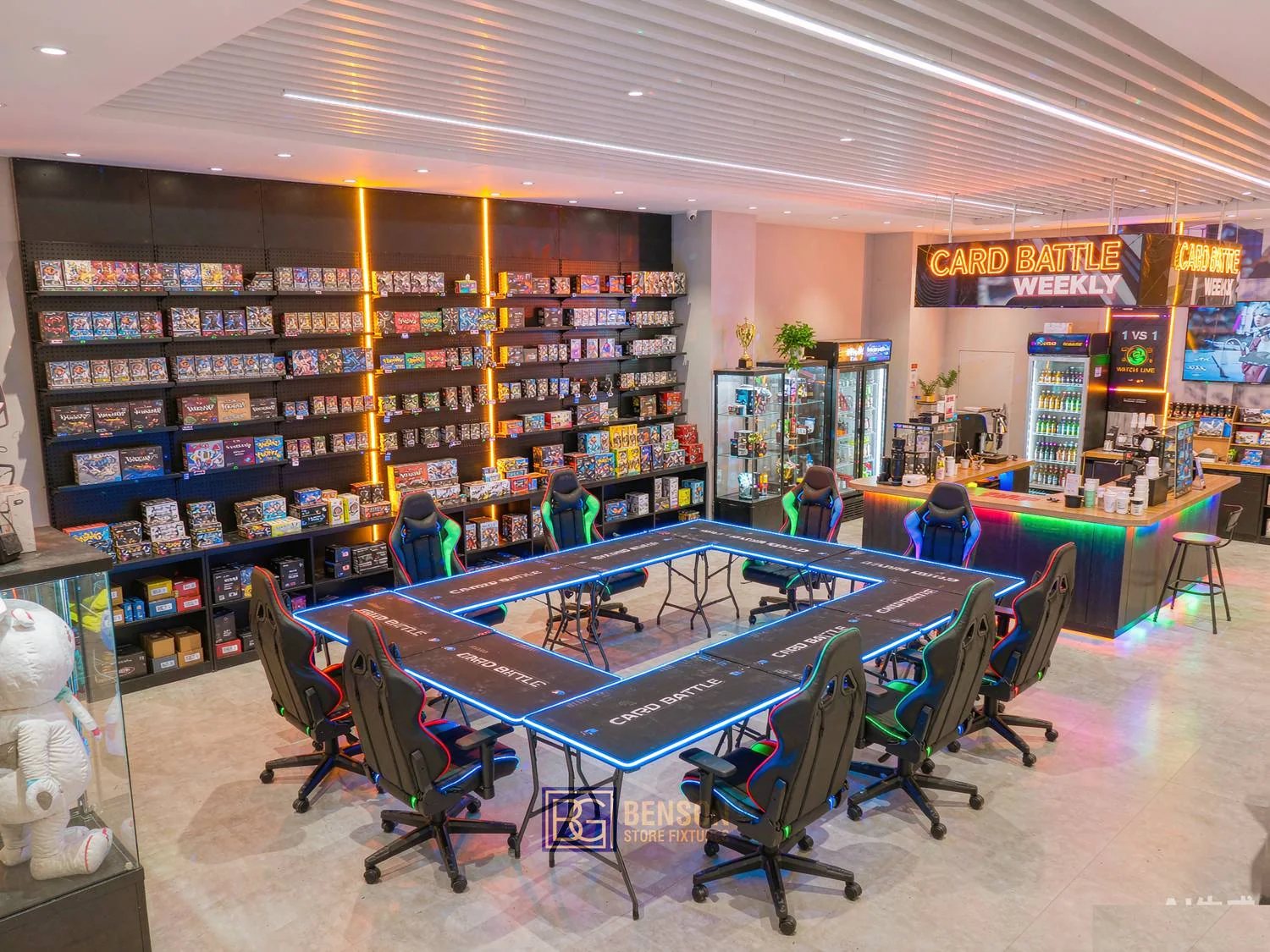 Neon Game and Card Store, group 16, reference view 3