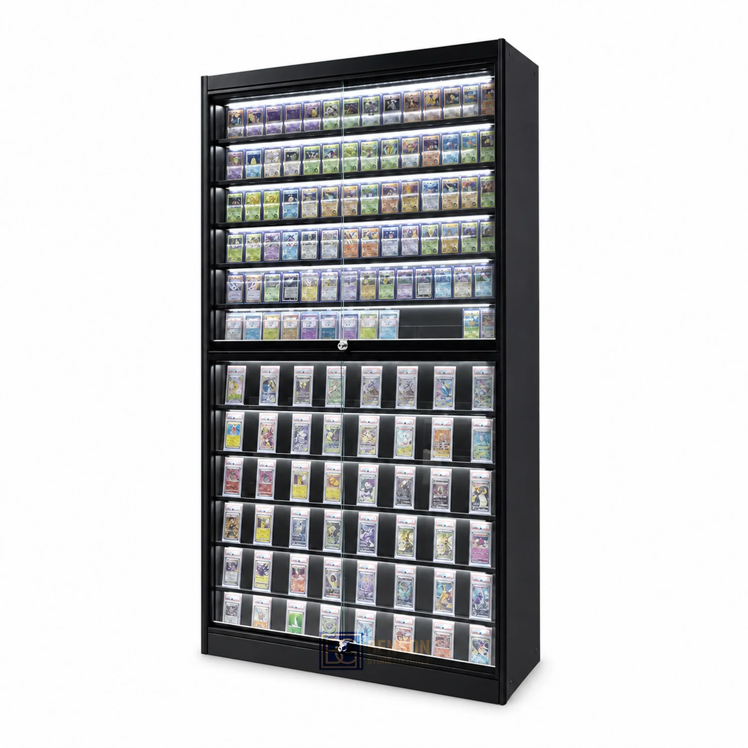 PSA Card Glass Showcase — individual fixture reference